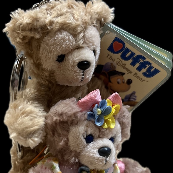 NEW Tokyo Disney Sea Japan / Duffy&Shellie May Plush Keychain  Set of 2 - Picture 2 of 7